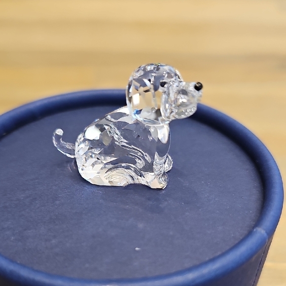 Swarovski Clear Crystal Puppy Figurine - Picture 2 of 6